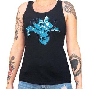 Undying Love Frankenstein & Bride Black Racer Back Tank Top S-M-L-XL-2XL NWT